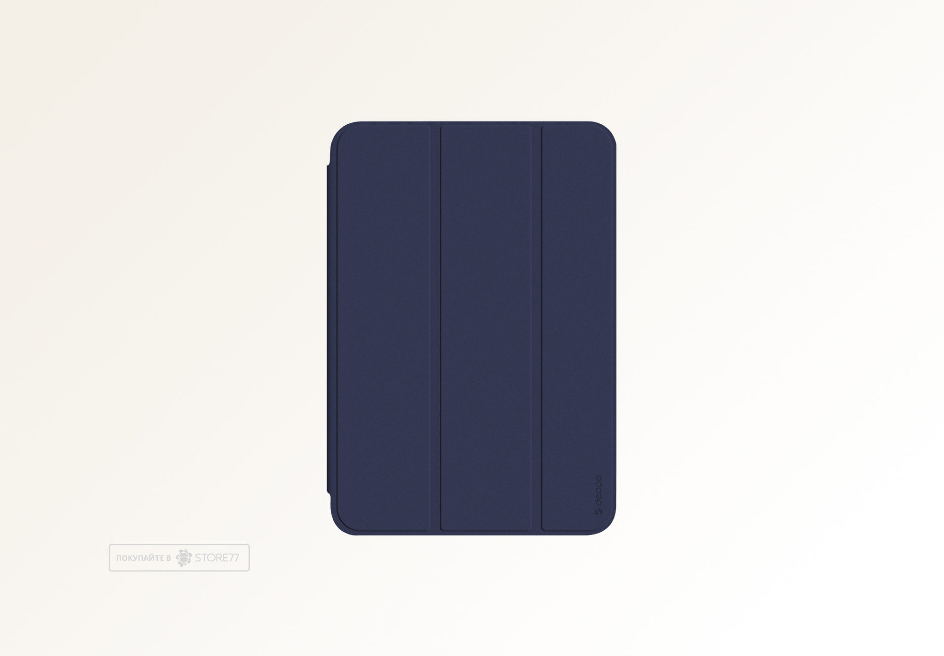 Чехол-подставка Deppa Wallet Onzo Magnet для Apple iPad Mini 6 (2021), б/заст (Темно-синий)