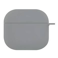 Чехол силиконовый для наушников Apple AirPods 4 (Серый)