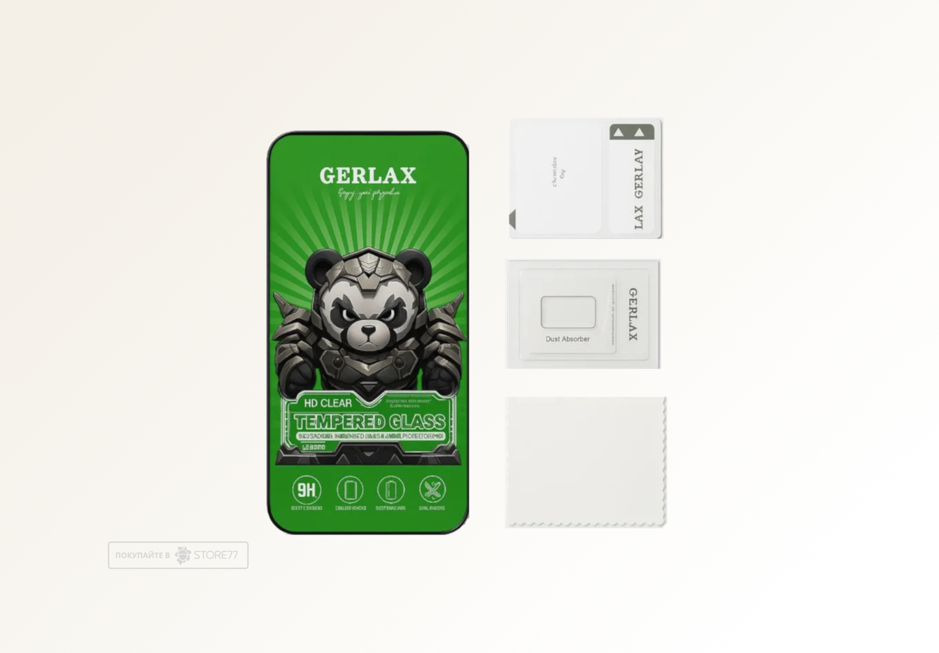 Защитное стекло Gerlax 9Н для iPhone 17 (С черной рамкой) Защитное стекло Gerlax 9Н для iPhone 17 (С черной рамкой)