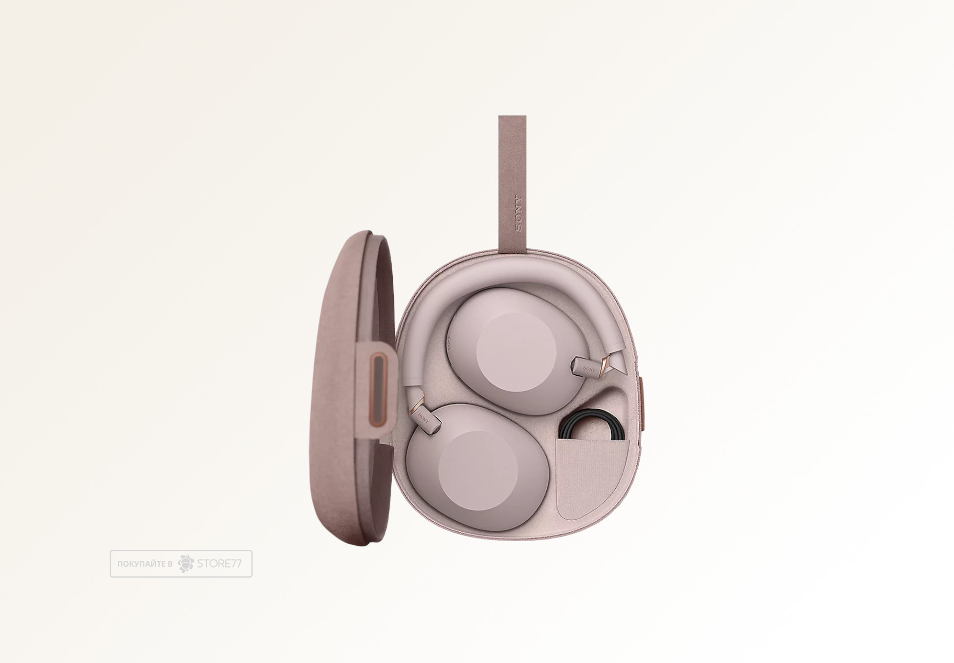 Беспроводные наушники Sony WH-1000XM6 (Песочно-розовые)