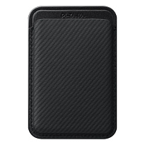 Картхолдер Pitaka Woven Wallet MagSafe (Black/Grey)