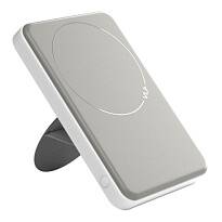 Внешний аккумулятор VLP Solid Energy с поддержкой MagSafe 5000 мА·ч, 3A, USB-C (Белый)