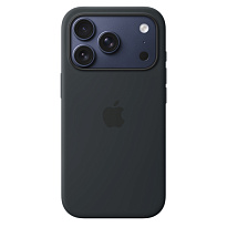 Чехол Apple Silicone Case MagSafe для iPhone 17 Pro (Black) Чехол Apple Silicone Case MagSafe для iPhone 17 Pro (Black)