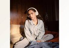 Беспроводные наушники Marshall Major V (Кремовые)