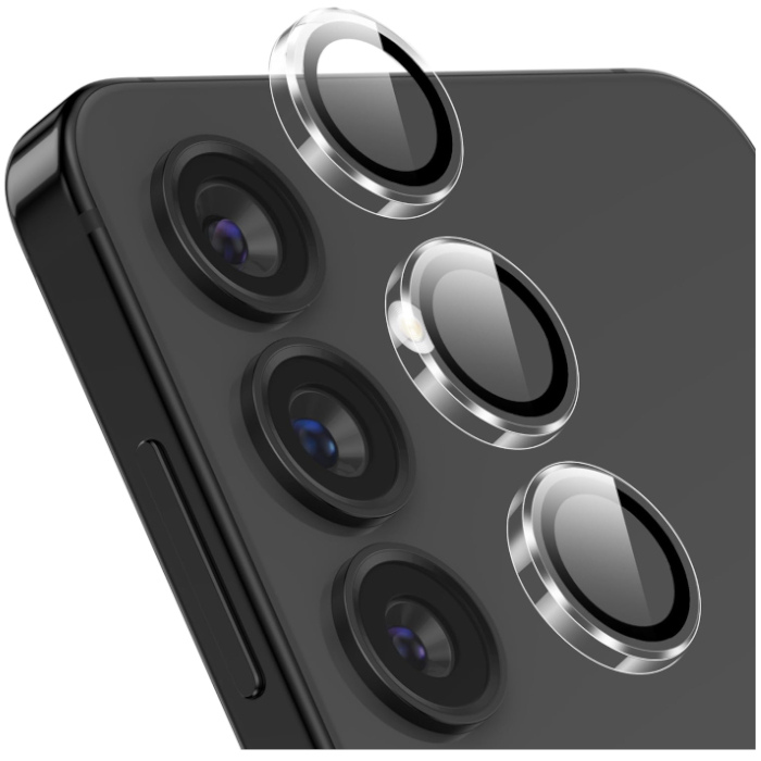 Защитное стекло на линзы камер для Samsung Galaxy S24 (Прозрачное)