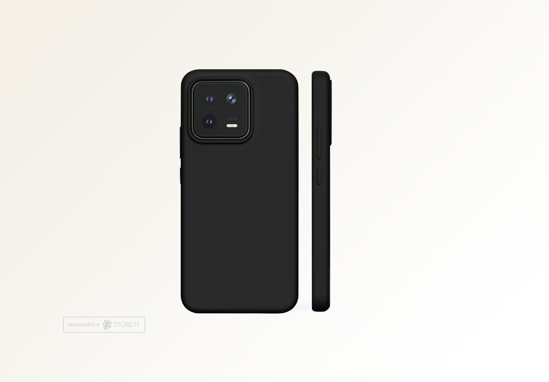 Чехол силиконовый Silicon Cover для Xiaomi 13 (Черный)
