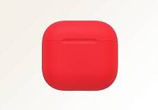 Беспроводные наушники Apple AirPods 5 беспроводная зарядка чехла (Красный)