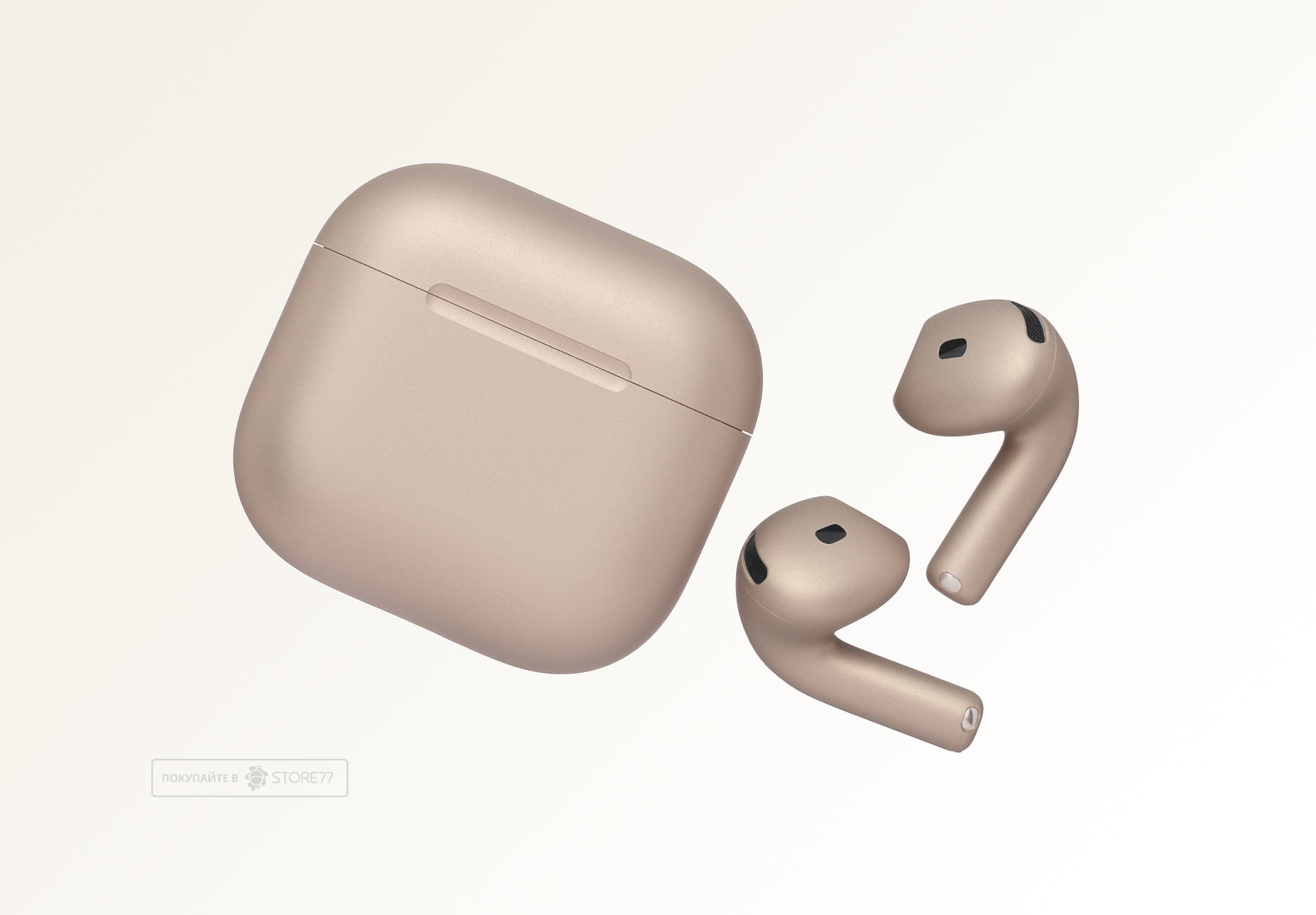 Беспроводные наушники Apple AirPods 5 беспроводная зарядка чехла (Шампань)