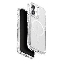 Чехол Uniq для iPhone 17 LifePro Xtreme Tinsel с MagSafe (Прозрачный с блестками)