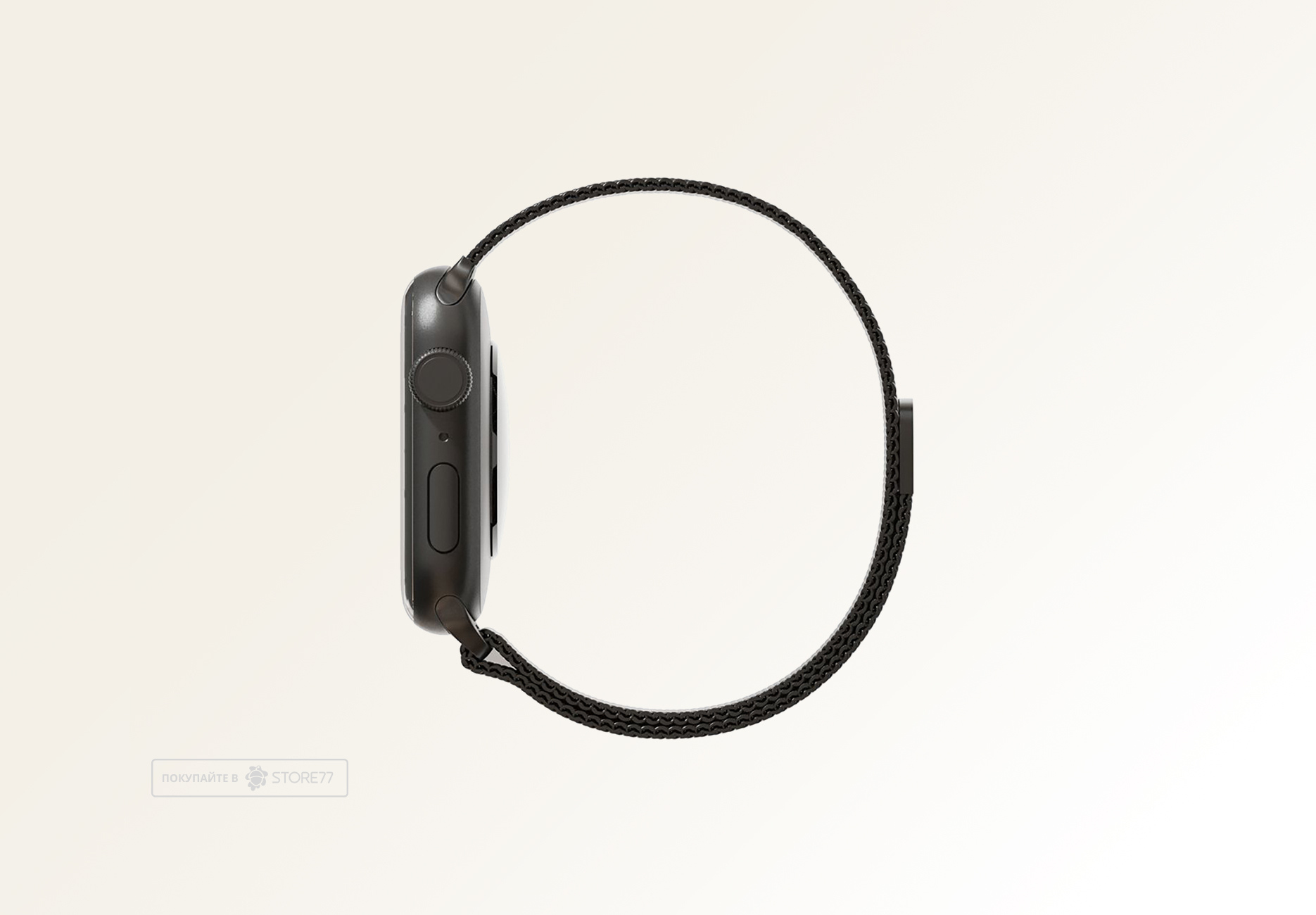 Ремешок VLP для Apple Watch 38/40/41mm из нержавеющей стали сетчатый (Черный)