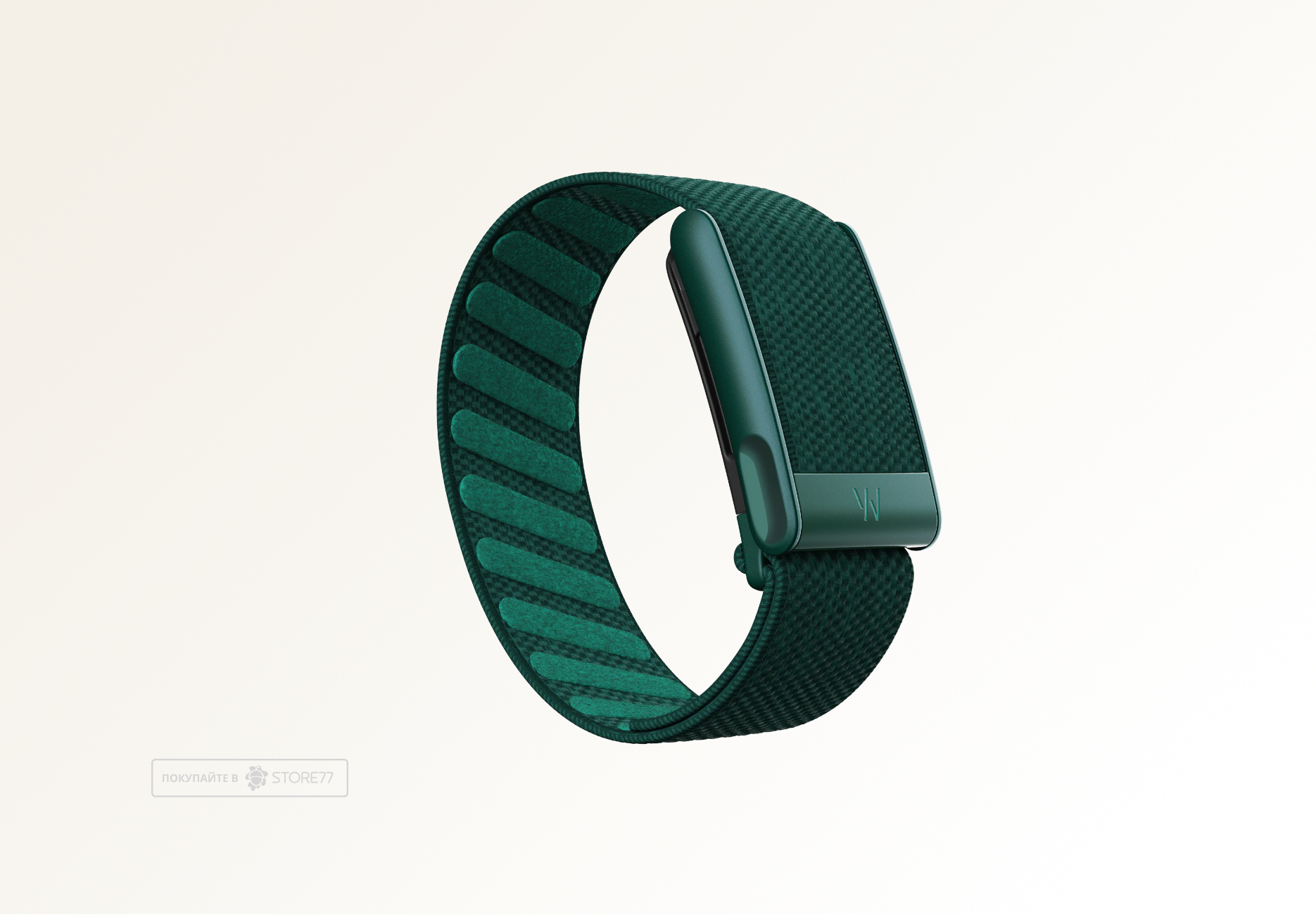 Ремешок плетеный для браслета Whoop MG LIFE SuperKnit, цвет: изумрудный (Emerald)