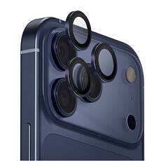 Защитное стекло Supglass на линзы камер для iPhone 17 Pro/Pro Max (С синей рамкой)