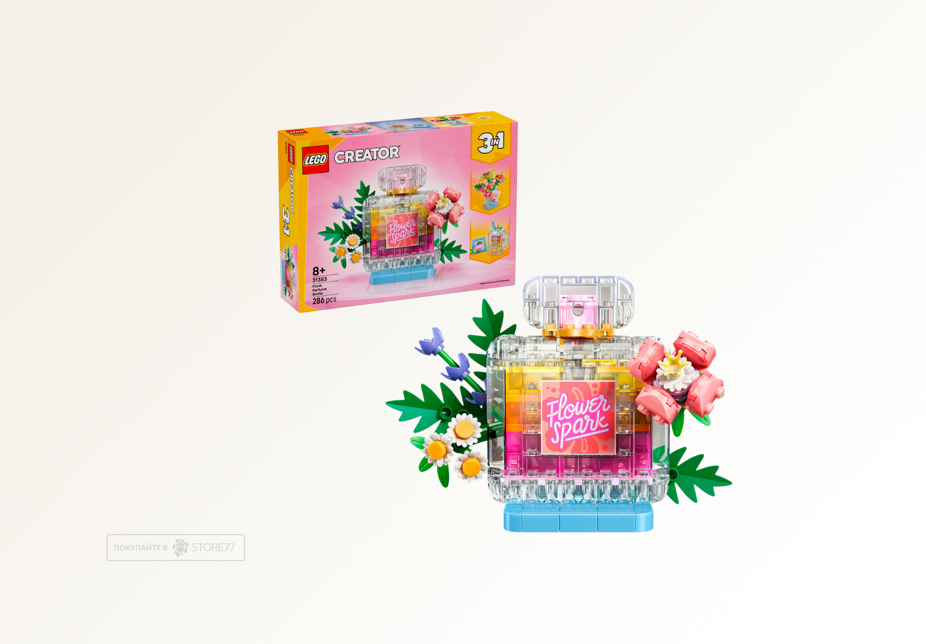 Конструктор LEGO Creator31383 Флакон духов с цветами