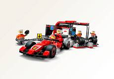 Конструктор LEGO City 60443 Пит-стоп F1 и команда болида Ferrari