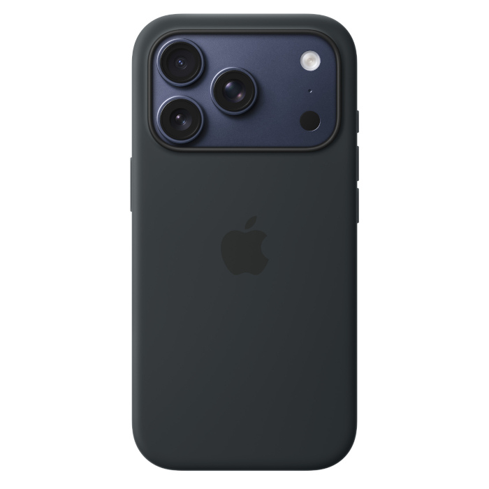 Чехол Apple Silicone Case MagSafe для iPhone 17 Pro (Black) Чехол Apple Silicone Case MagSafe для iPhone 17 Pro (Black)