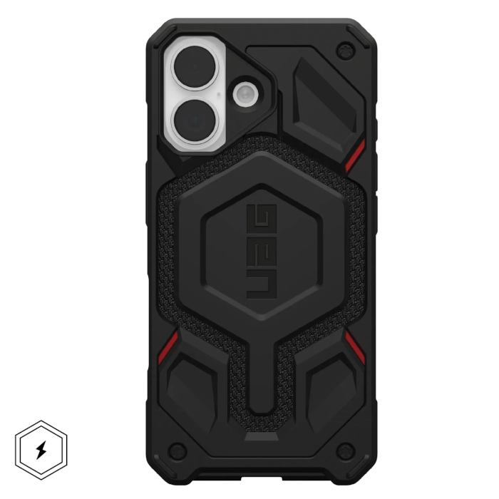 Чехол Uag Monarch Pro MagSafe для iPhone 17 (Kevlar-Black)