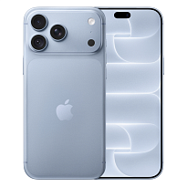 Телефон Apple iPhone 18 Pro Max 512 ГБ, eSim (электронная SIM-карта), цвет: голубой (Glacier)