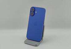 Телефон Apple iPhone 16 128 ГБ, цвет: ультрамарин (Ultramarine) (Уценка)
