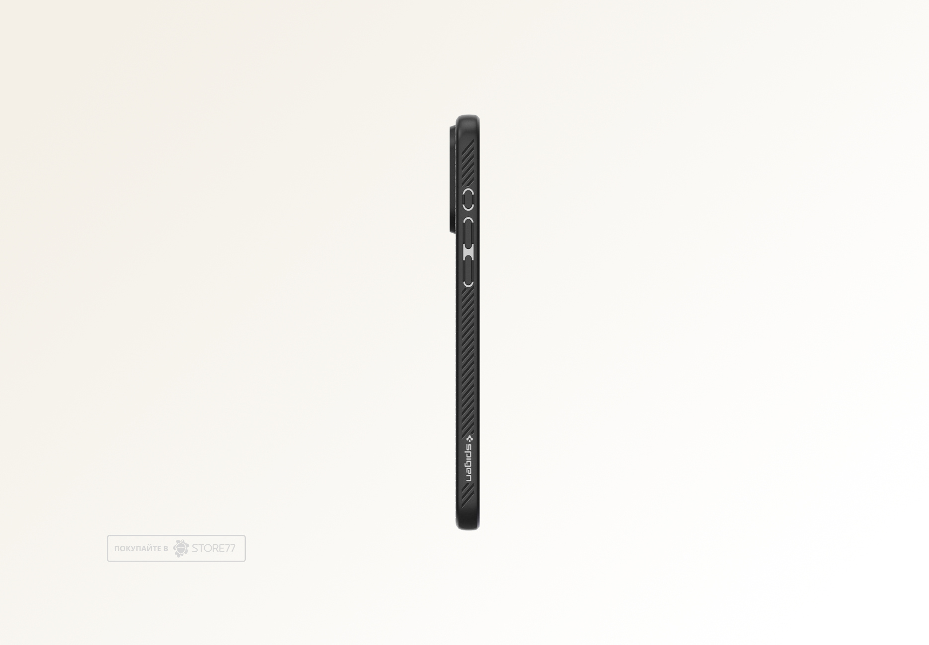 Чехол защитный Spigen для iPhone 15 Pro Liquid Air (Черный)