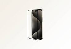 Защитное стекло Bravo Style для iPhone 15 Pro (С черной рамкой)