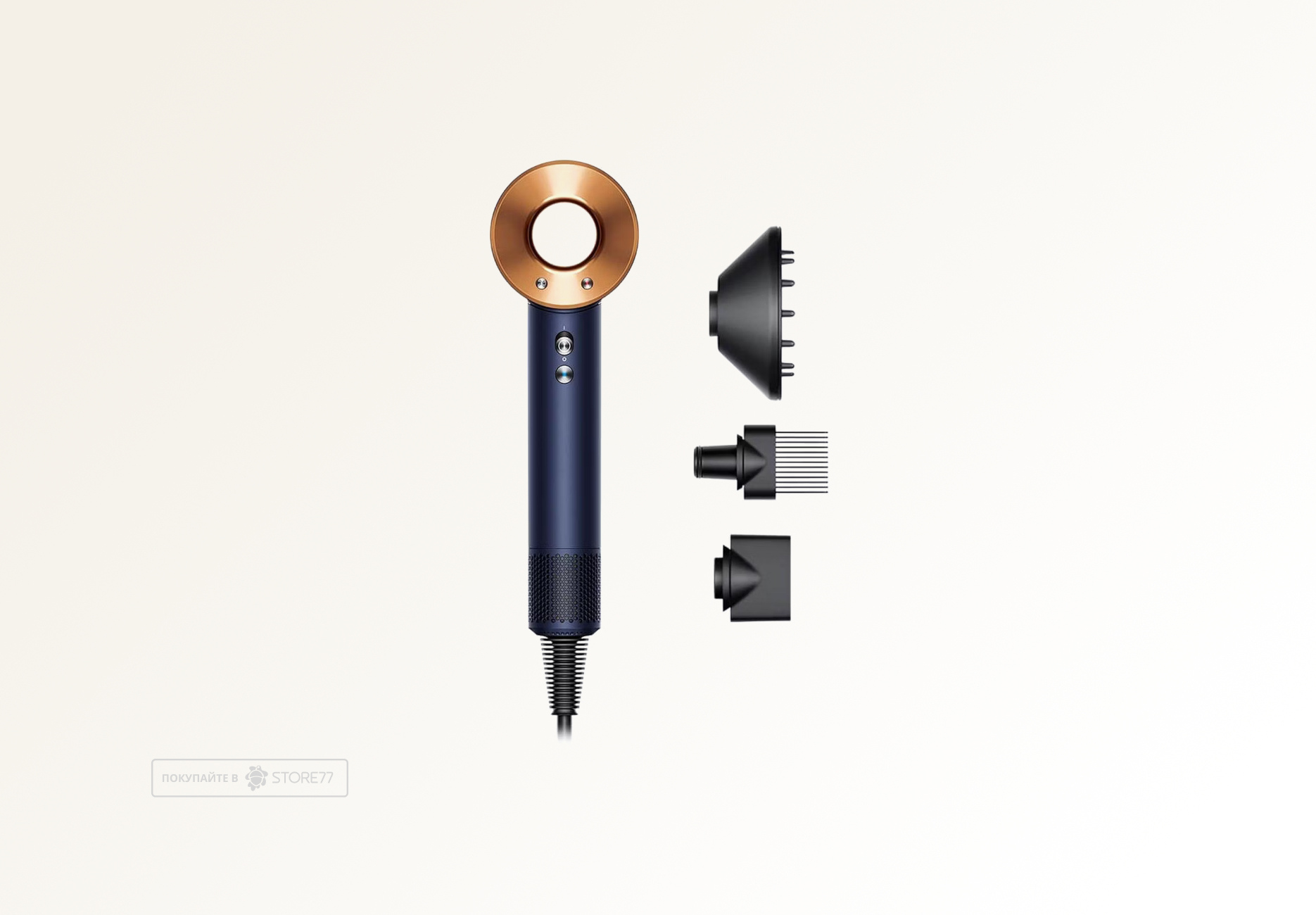 Фен Dyson Supersonic HD07 (Синий/Медный) Вилка EU