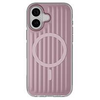 Чехол Gurdini Ocean Case with MagSafe для iPhone 16 (Розовый)