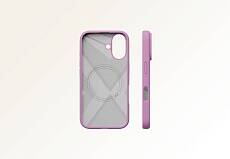 Чехол защитный VLP Aster Case MagSafe для iPhone 16 (Лавандовый)