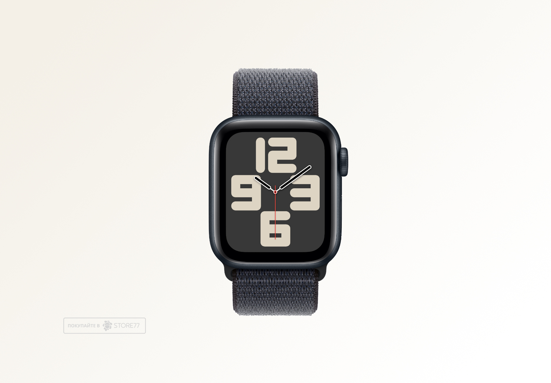 Часы Apple Watch SE (2024) 40mm Aluminium Case, Sport Loop,цвет Ink (Черный)