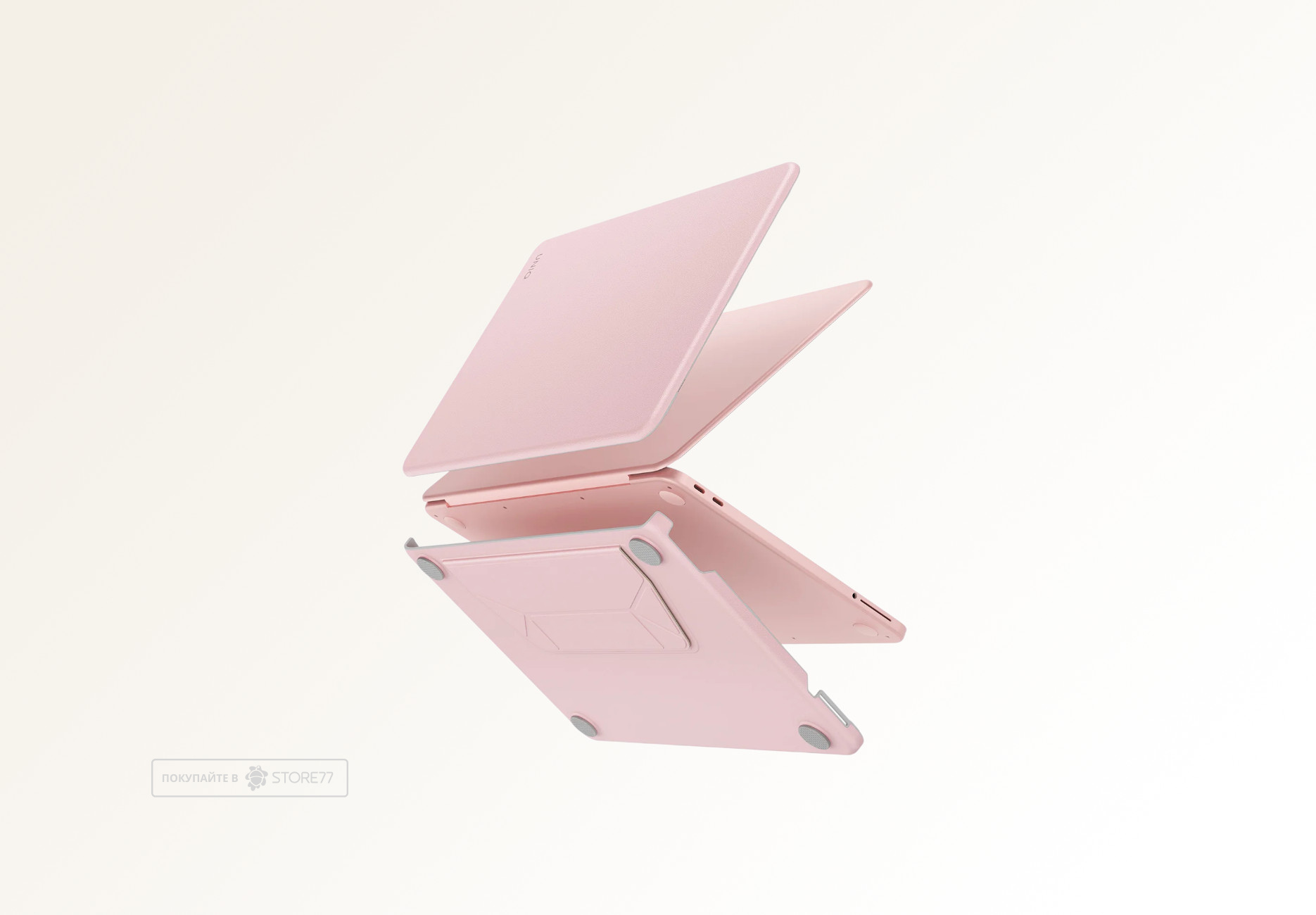Накладка Uniq Lyden Versa для Macbook Neo 13 (2026) (Розовая)