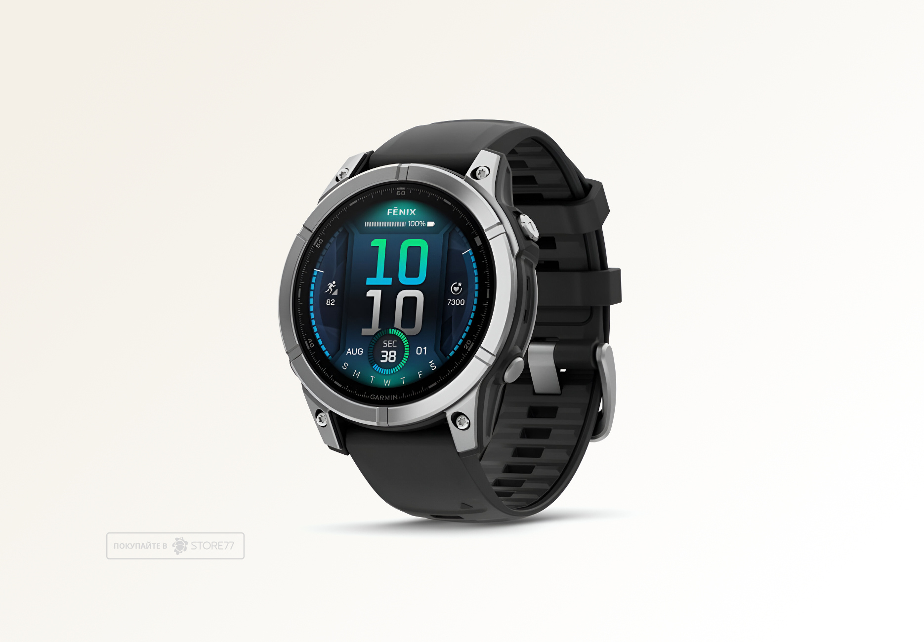 Умные часы Garmin FENIX E 47mm Amoled (Silver)  Умные часы Garmin FENIX E 47mm Amoled (Silver)