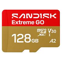 Карта памяти SanDisk Extreme Go microSDXC 128 ГБ UHS класс 3, класс видео 30, A2