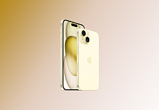 Телефон Apple iPhone 15 128 ГБ, Dual sim (две SIM-карты), цвет: желтый (Yellow)