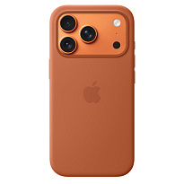 Чехол Apple Silicone Case MagSafe для iPhone 17 Pro (Terra Cotta) Чехол Apple Silicone Case MagSafe для iPhone 17 Pro (Terra Cotta)