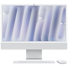 Моноблок Apple iMac 24" Nano-texture glass (M4 10C CPU, 10C GPU) 16 Гб, 256 Гб SSD Серебристый MD3H4