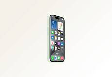 Чехол Protect для iPhone 15 Pro Silicon Case (Soft Mint)