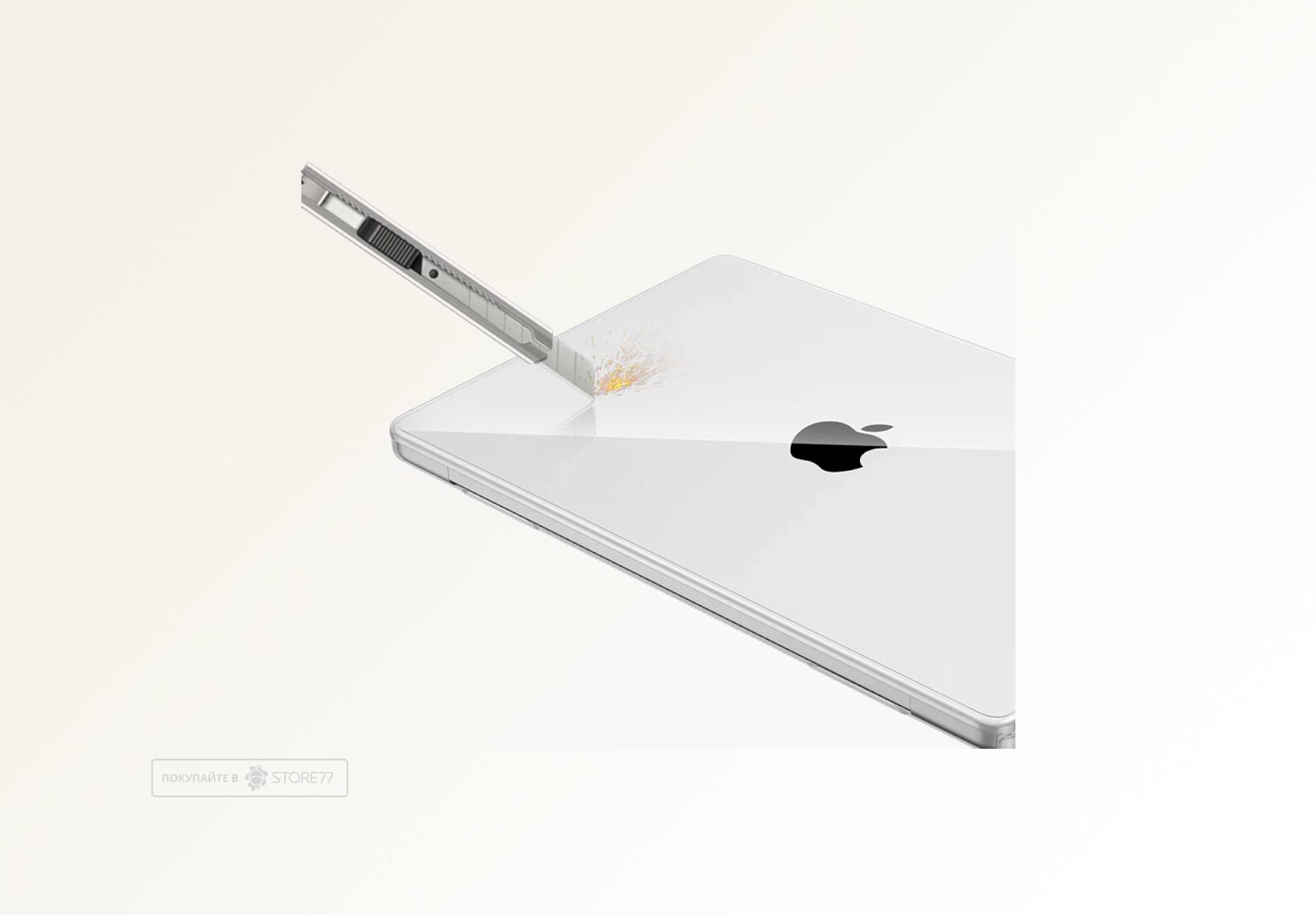 Накладка Keephone Vocoo Crystal для MacBook Neo 13" (Прозрачная)
