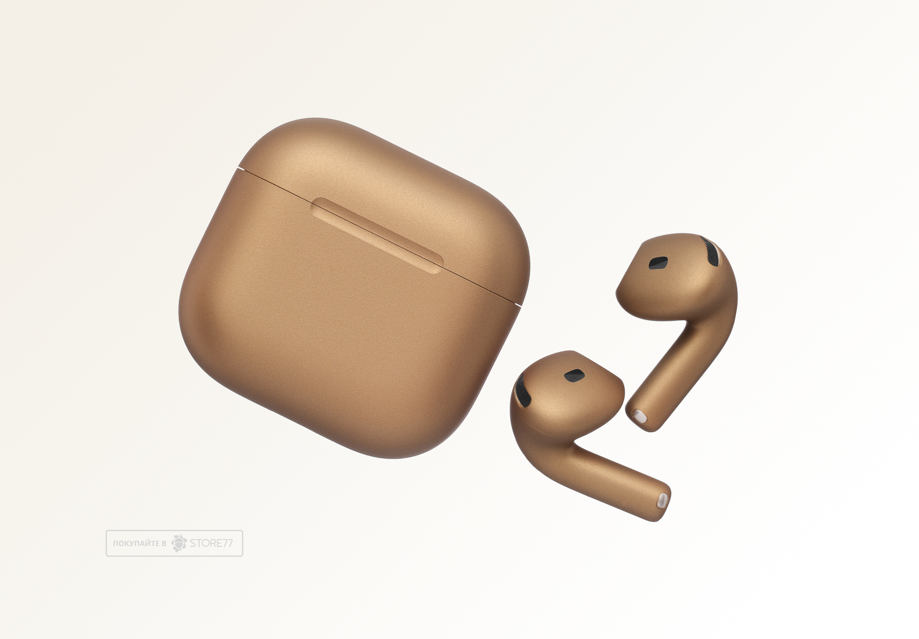 Беспроводные наушники Apple AirPods 5 беспроводная зарядка чехла (Золотой)