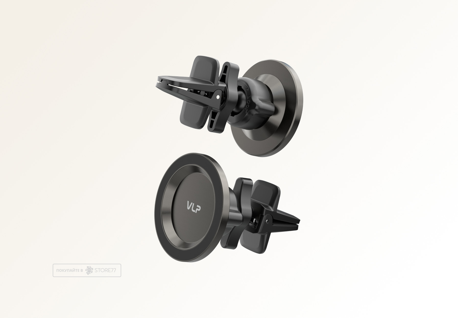 Автомобильный держатель VLP Lite Snap Mount с поддержкой MagSafe (Черный)