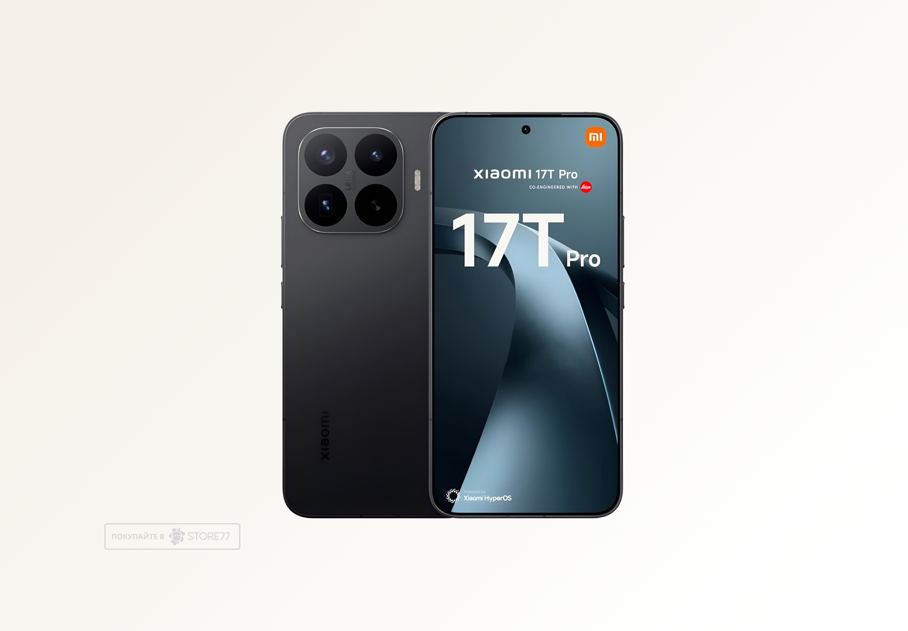 Телефон Xiaomi 17T Pro 12/256 ГБ, цвет: черный (Black)