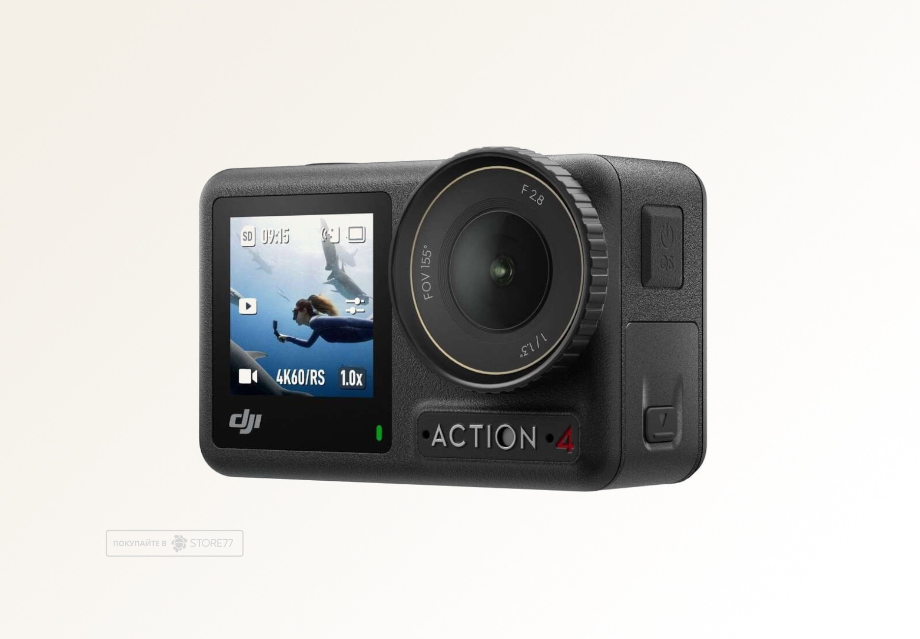 Экшн-камера DJI Osmo Action 4 Adventure Combo, цвет: черный (Black)
