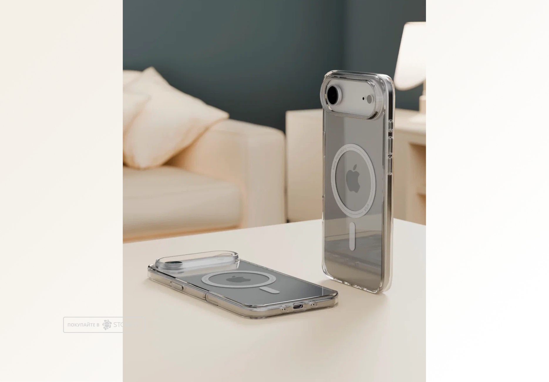 Чехол VLP Diamond Case с поддержкой MagSafe для iPhone Air (Прозрачный)