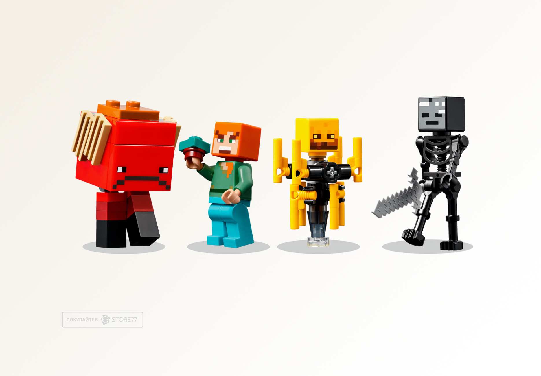 Конструктор LEGO Minecraft 21266 Битва за лаву Нижнего мира Конструктор LEGO Minecraft 21266 Битва за лаву Нижнего мира