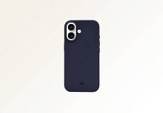 Чехол Magssory Silicone Case с поддержкой MagSafe для iPhone 17 (Фиолетовый)