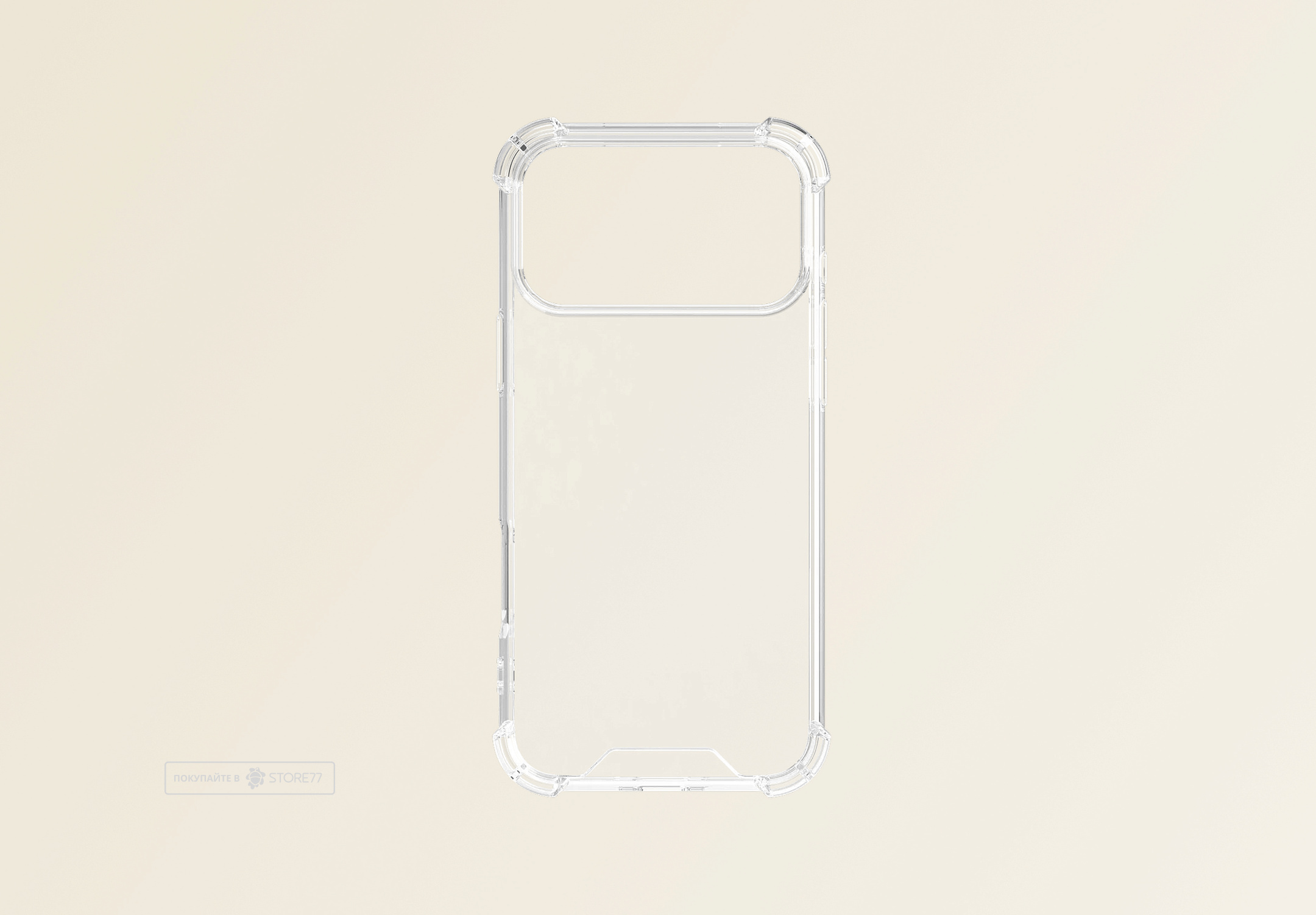 Чехол JUST USE Combo Protect для iPhone 17 Pro/18 Pro (Прозрачный)