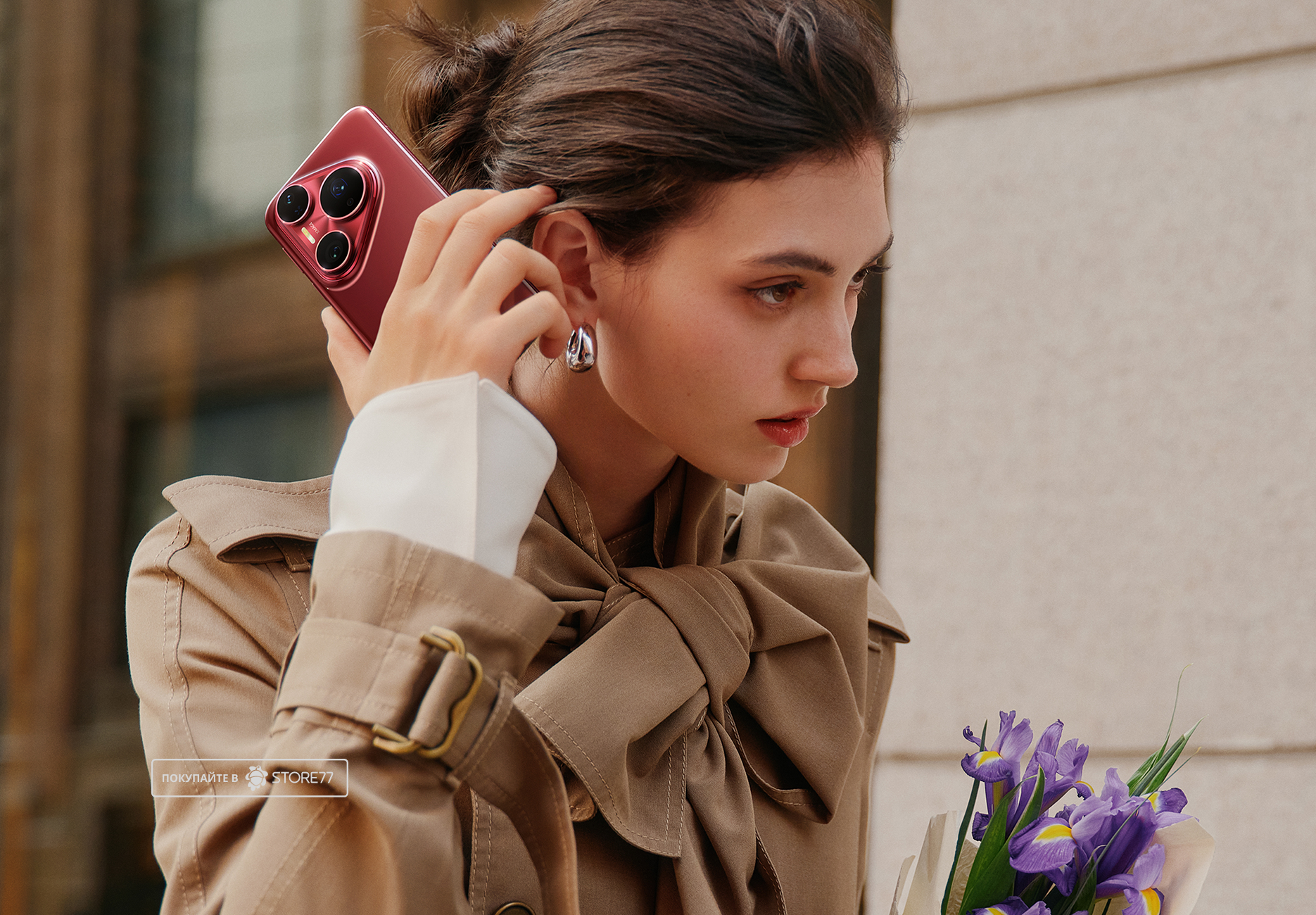 Телефон Huawei Pura 80 Pro 12/512Gb (Red) Телефон Huawei Pura 80 Pro 12/512Gb (Red)