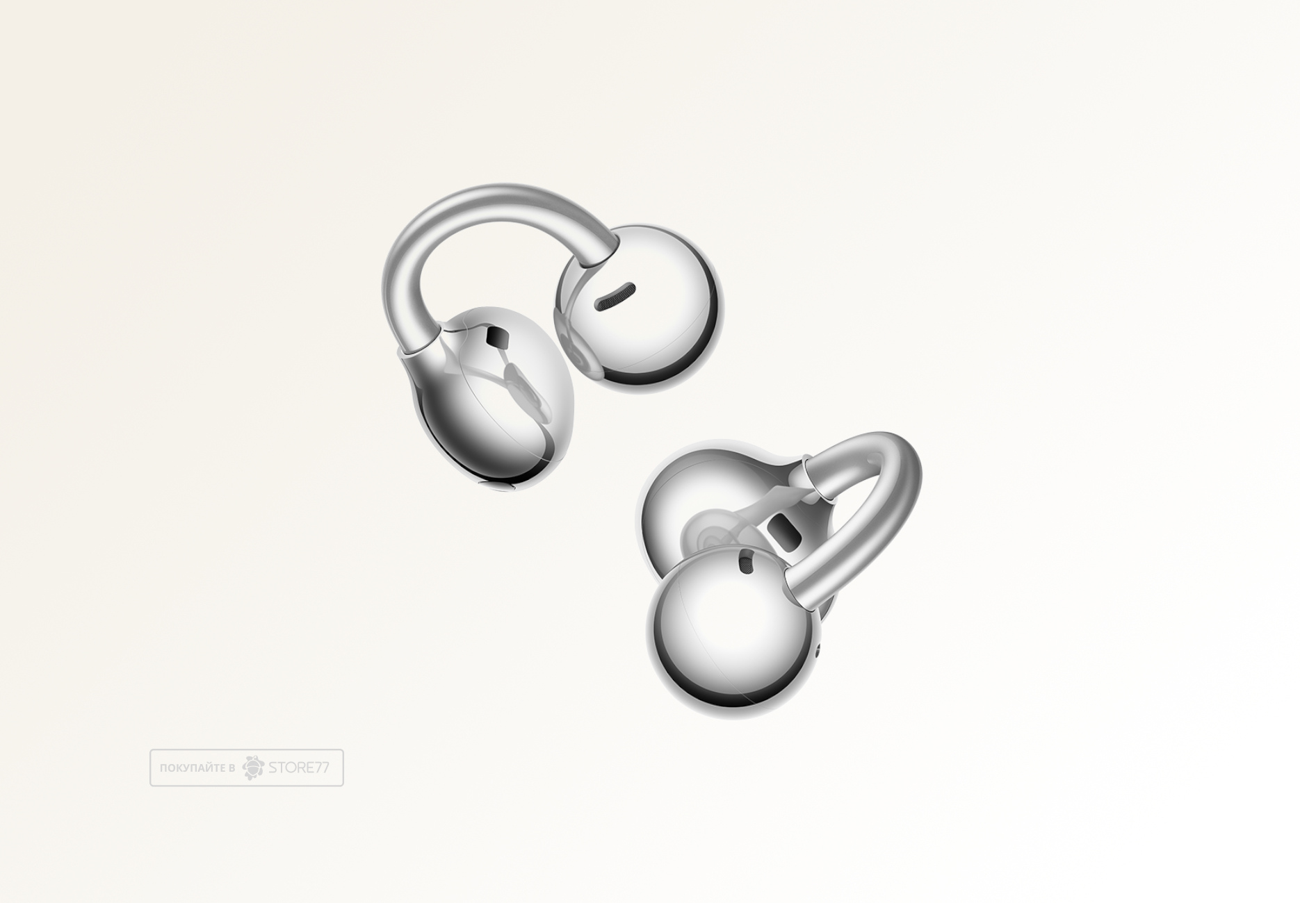Беспроводные наушники Huawei FreeClip 2 S, цвет: космический серебристый (Space Silver)