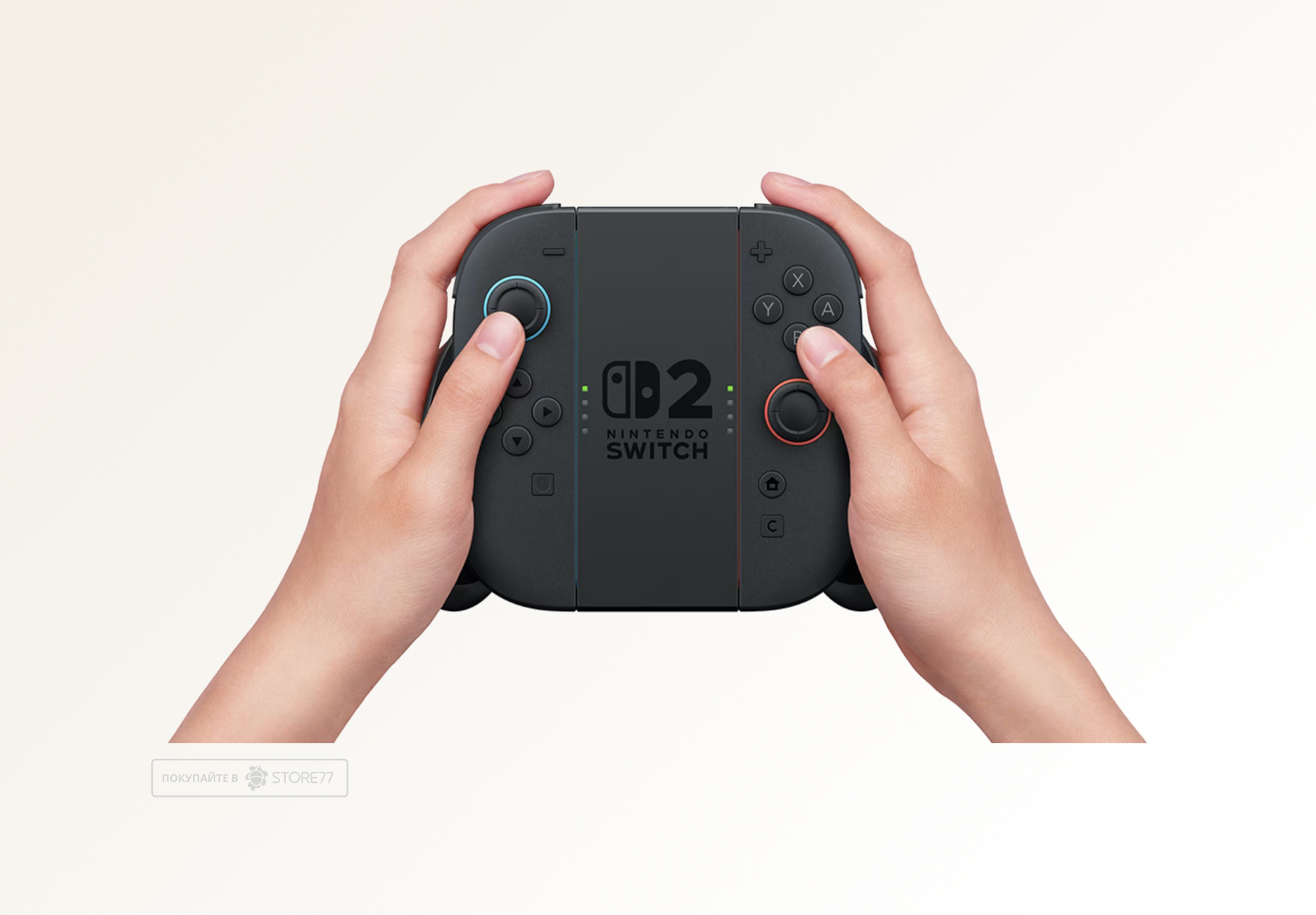 Держатель Nintendo Switch 2 Charging Grip для Joy-Con 2 (Черный)