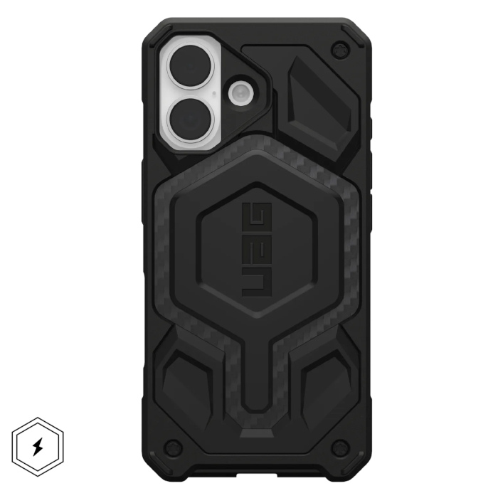 Чехол Uag Monarch Pro MagSafe для iPhone 17 (Carbon Fiber)