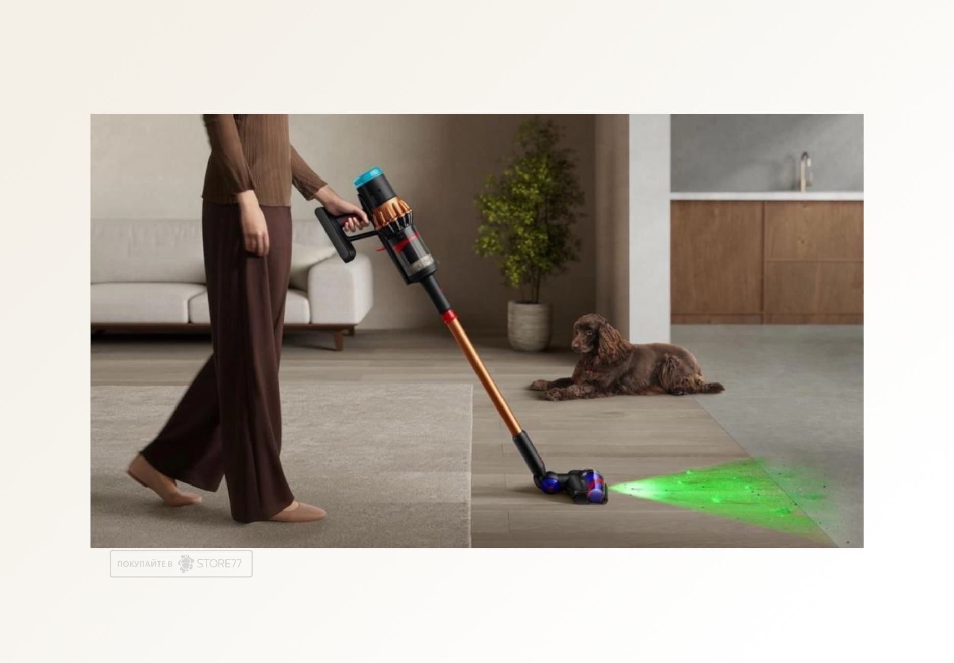 Беспроводной пылесос Dyson V16 Piston Animal, цвет: Черный/Медный (Black/Copper)