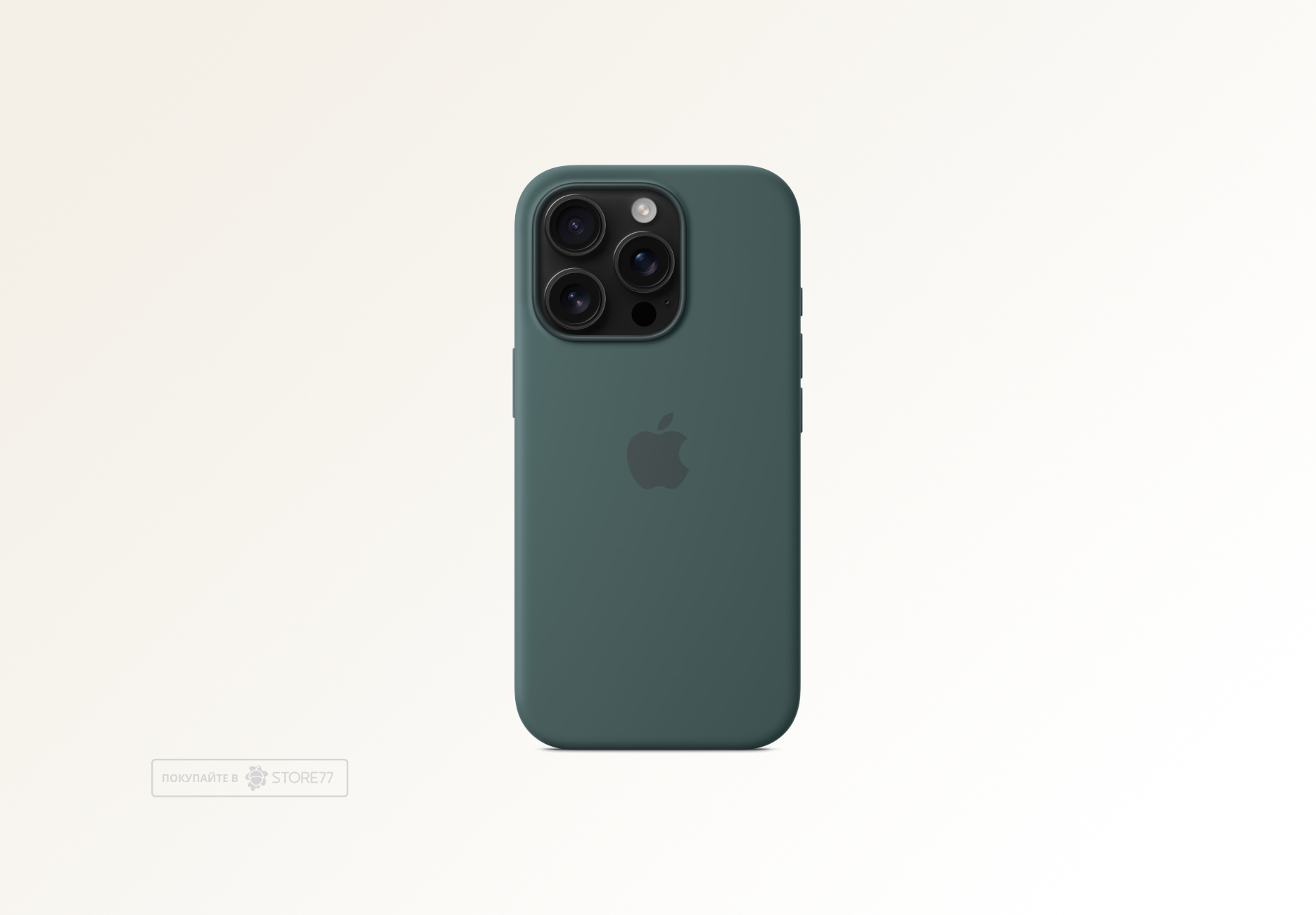 Чехол Apple Magsafe для iPhone 16 Pro, силикон (Lake Green)